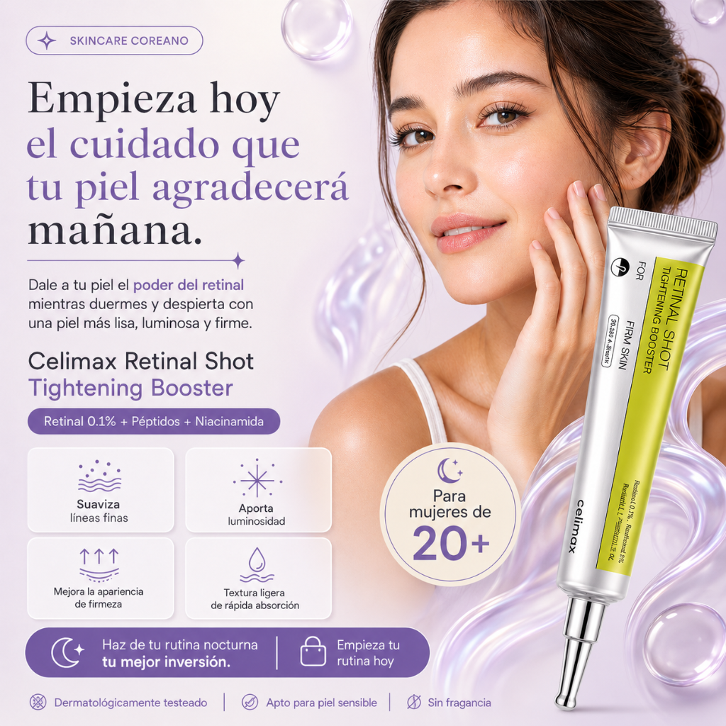 El booster coreano que despierta una piel más firme, lisa y luminosa ✨