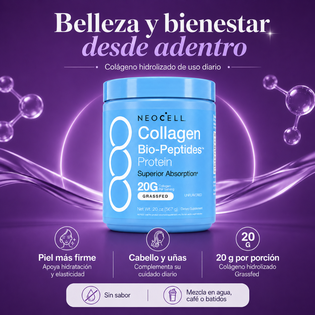 Tu belleza también se nutre desde adentro: Neocell Colageno